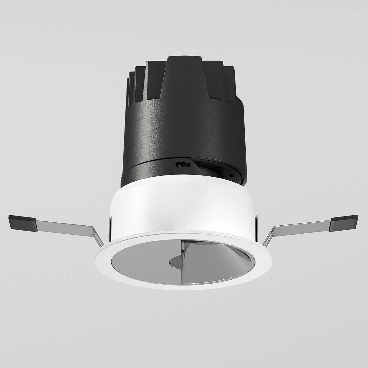 Встраиваемый светодиодный светильник Elektrostandard Inline 25090/LED 10W 3000K белый/хром a064612 4