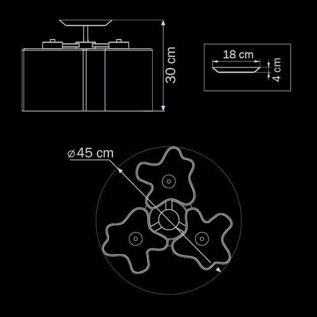 Потолочная люстра Lightstar Nubi 802030 изображение 3 Потолочная люстра Lightstar Nubi 802030 Фото № 3