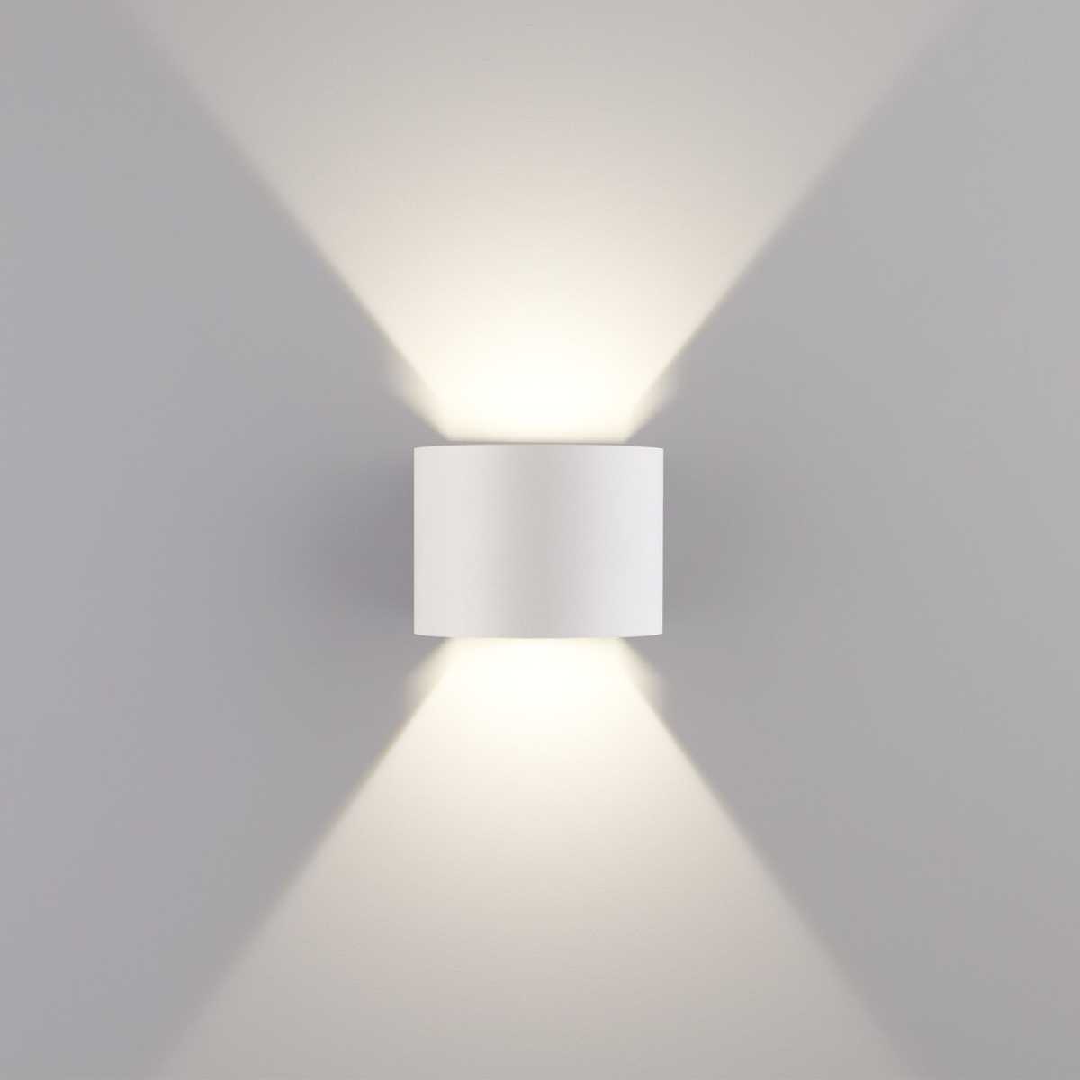 Уличный настенный светодиодный светильник Elektrostandard 1518 Techno LED Blade белый a038830 5