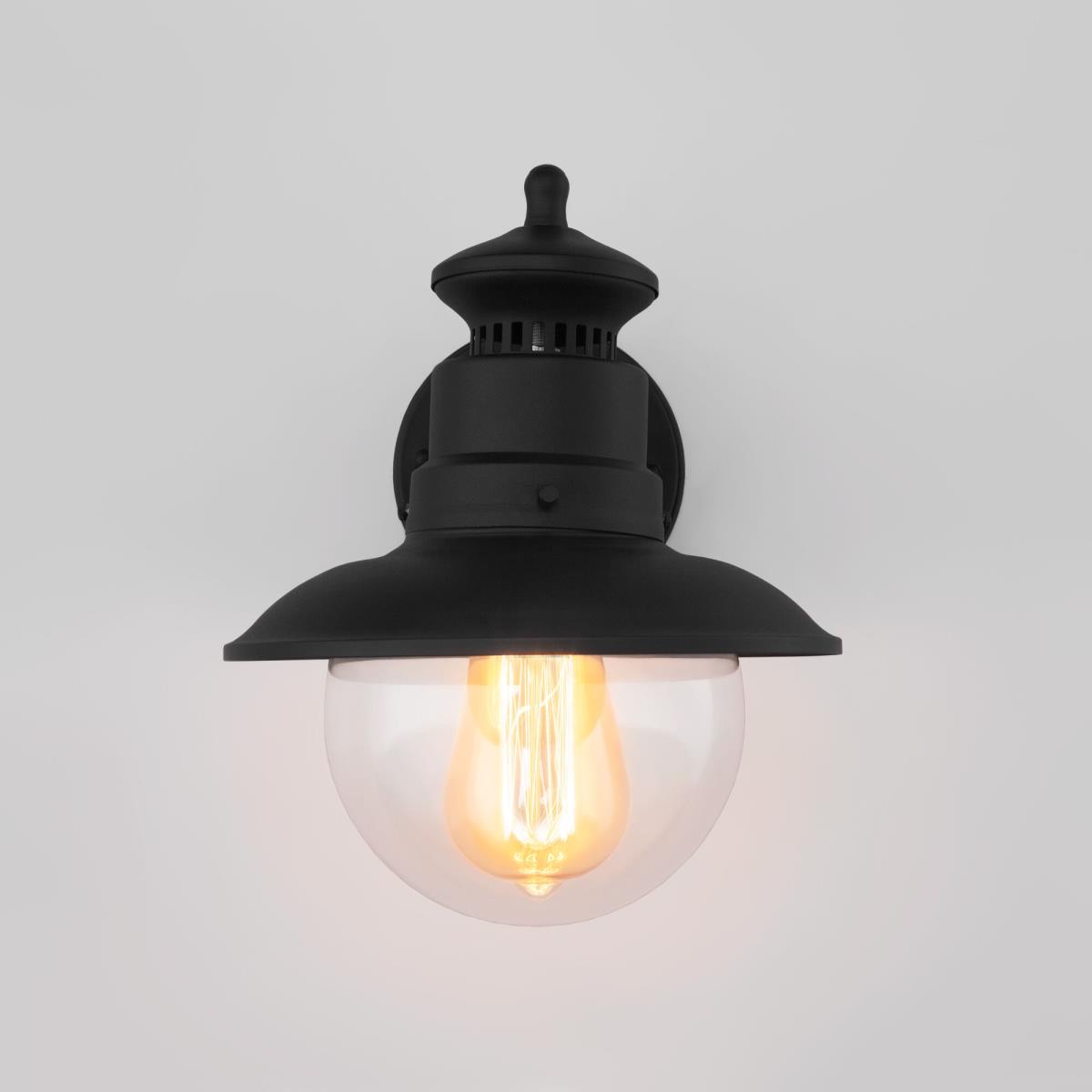 Уличный настенный cветильник Elektrostandard Talli D GL 3002D черный a038480 2