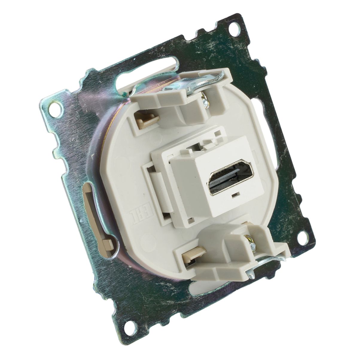 Розетка HDMI 2.1, Type A (механизм), STEKKER, GLS00-7118-08, серия Катрин, золото 50060 1