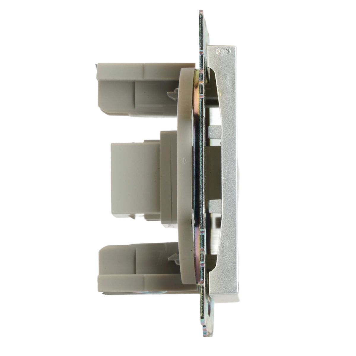 Розетка HDMI 2.1, Type A (механизм), STEKKER GLS00-7118-03, серия Катрин, серебро 50061 4