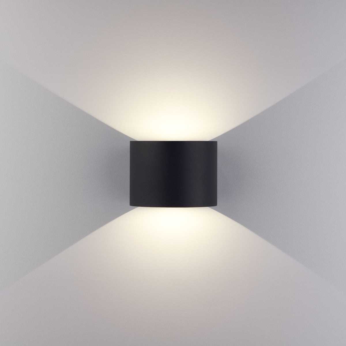 Уличный настенный светодиодный светильник Elektrostandard 1518 Techno LED Blade черный a038828 4