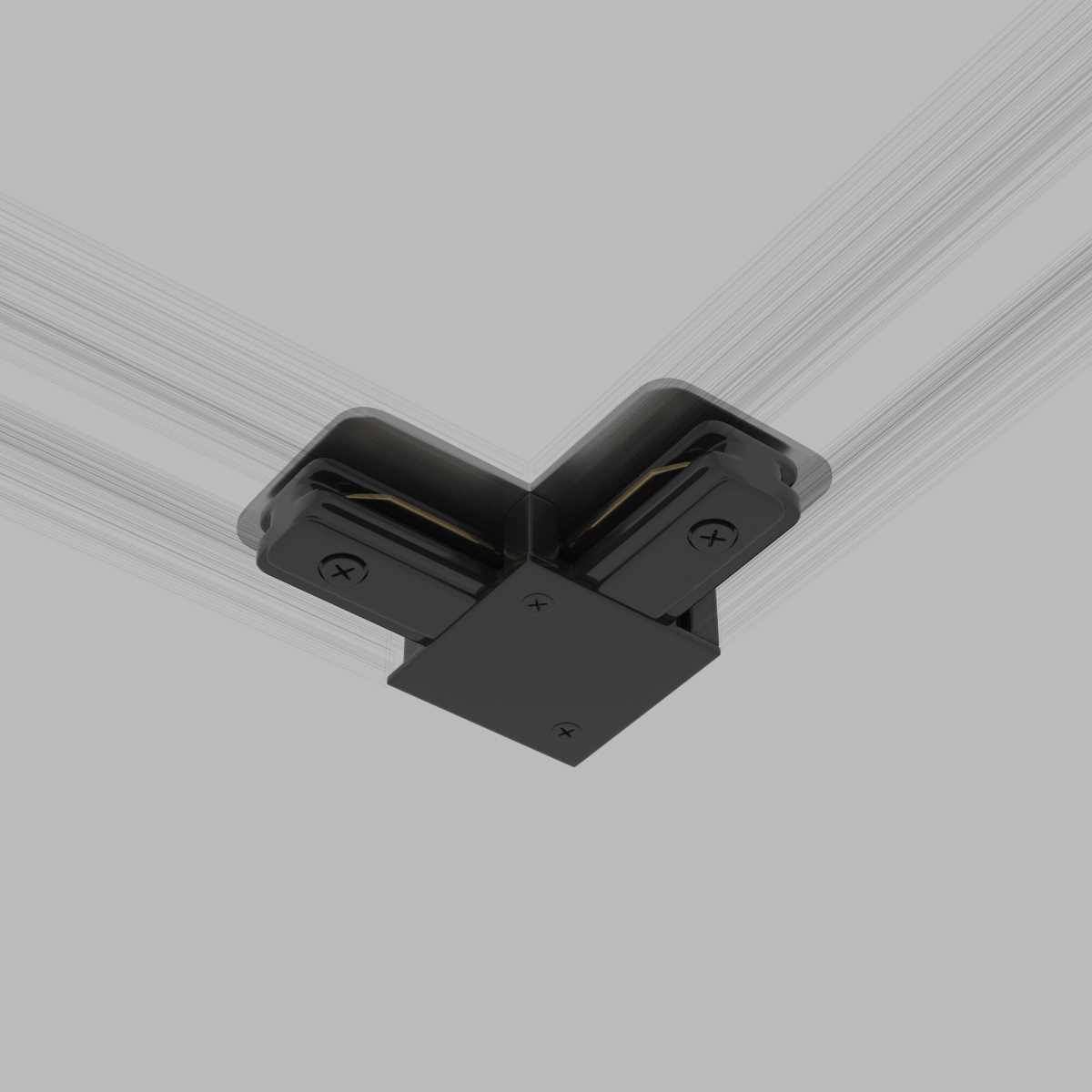 Коннектор угловой Elektrostandard TRC-1-1-L-BK a039597