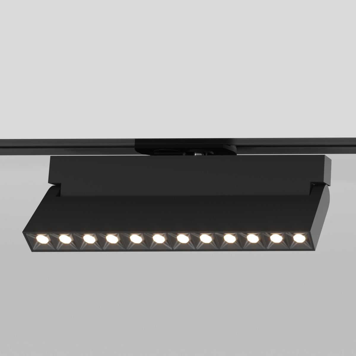 Трековый светодиодный светильник Elektrostandard Garda 85018/01 черный a057442 5