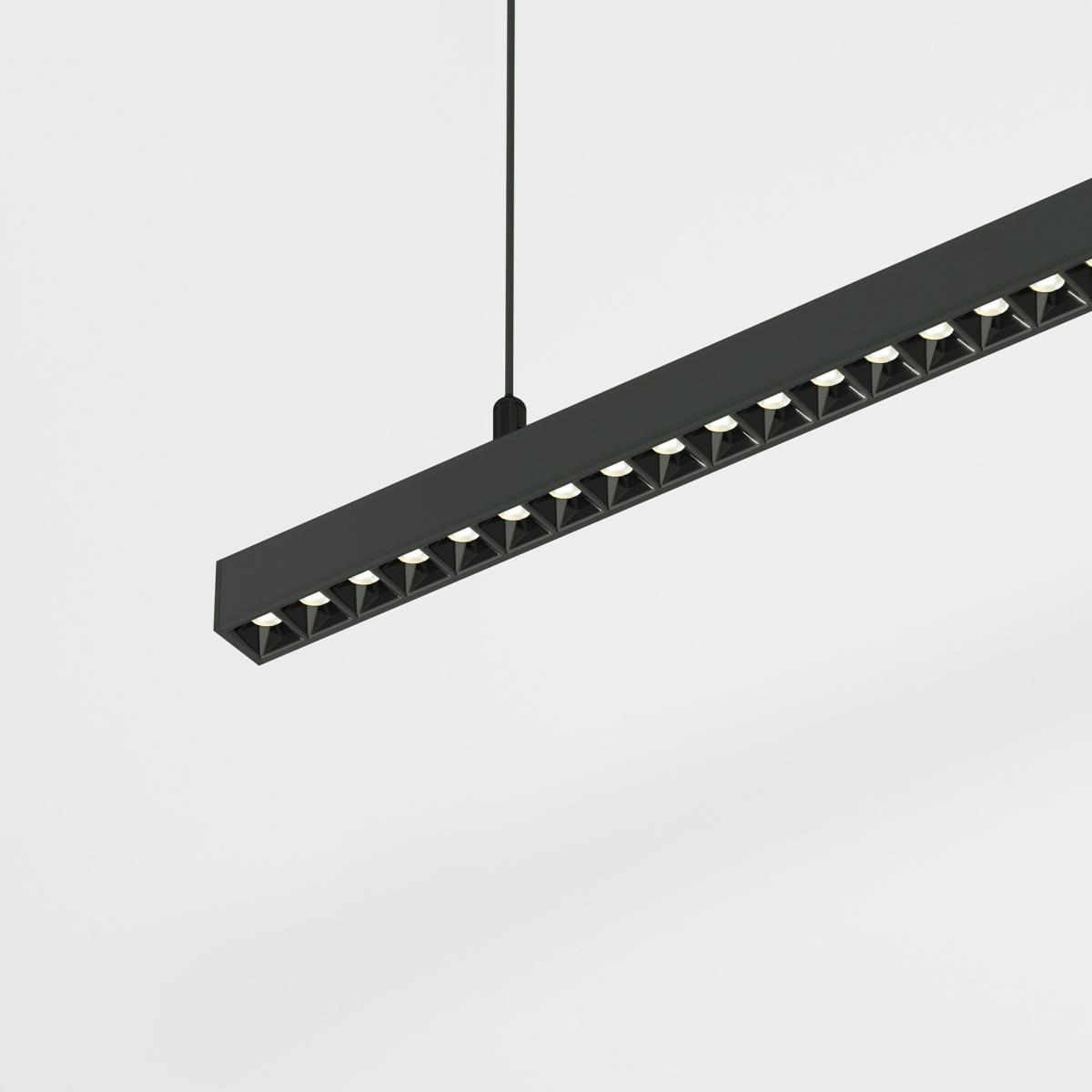 Подвесной трековый светодиодный светильник Elektrostandard Slim Magnetic Vilo 85108/01 48W 4000K черный a064806 3