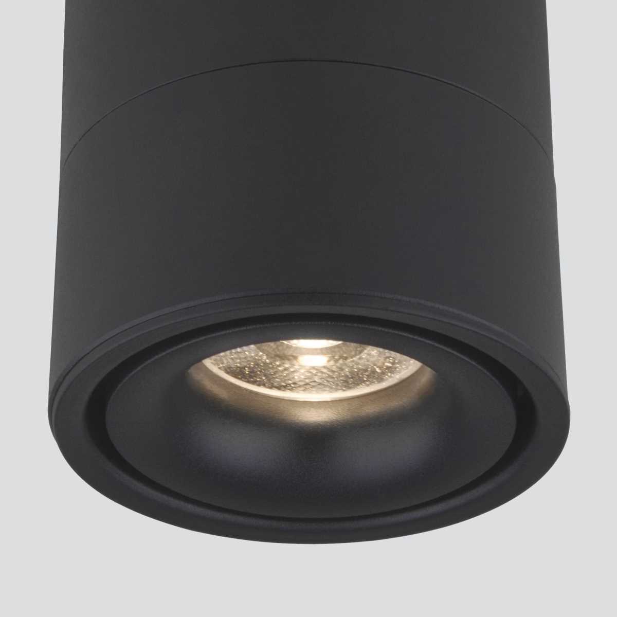 Светодиодный спот Elektrostandard DLR031 15W 4200K 3100 черный матовый a040962 3