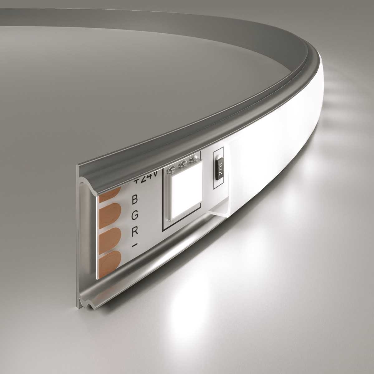 Профиль гибкий алюминиевый профиль Elektrostandard для LED ленты LL-2-ALP012 a043144