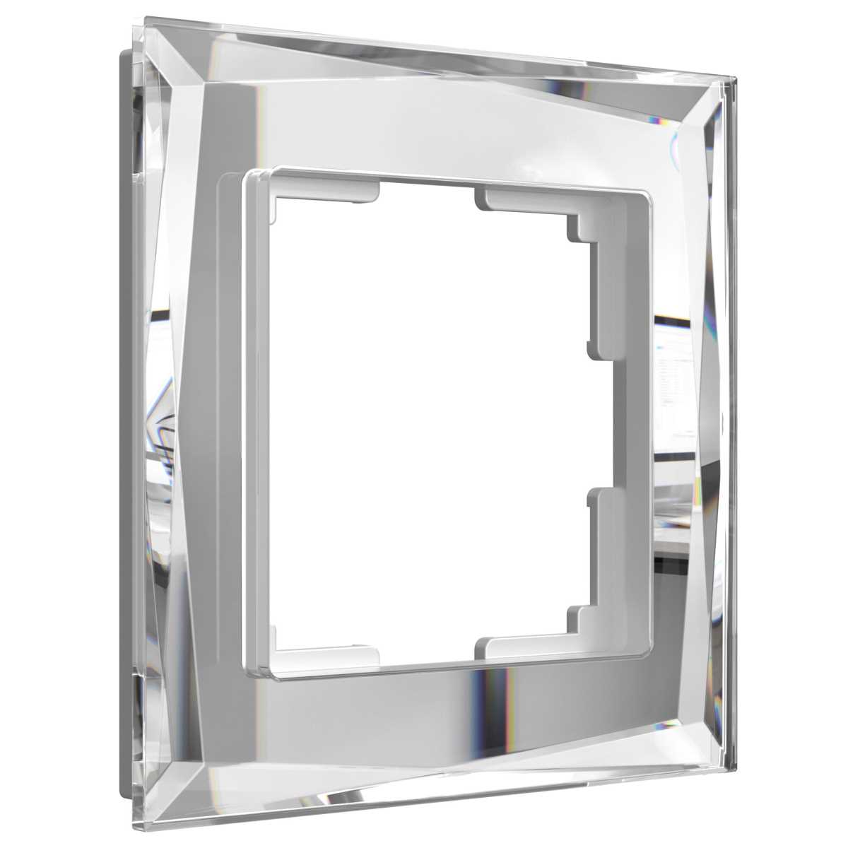 Рамка на 1 пост Werkel Diamant зеркальный W0011220 4690389158803