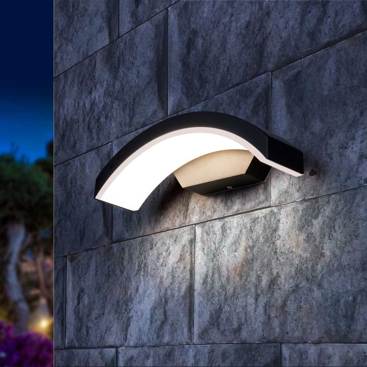 Уличный настенный светодиодный светильник Elektrostandard 1671 Techno LED Asteria D a035817 1