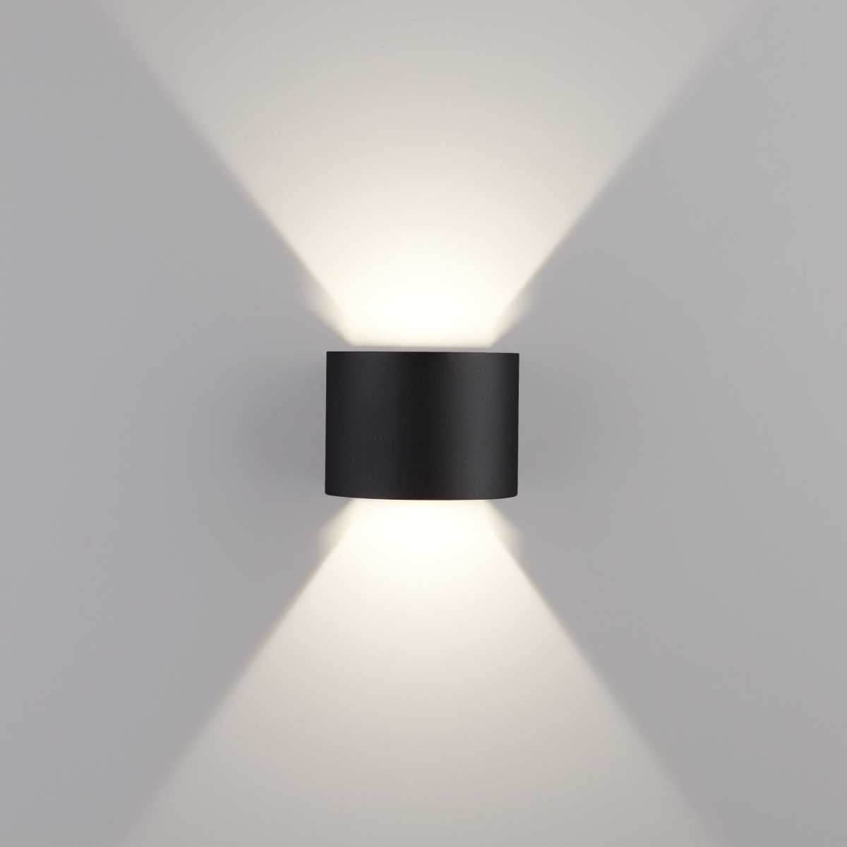 Уличный настенный светодиодный светильник Elektrostandard 1518 Techno LED Blade черный a038828 5