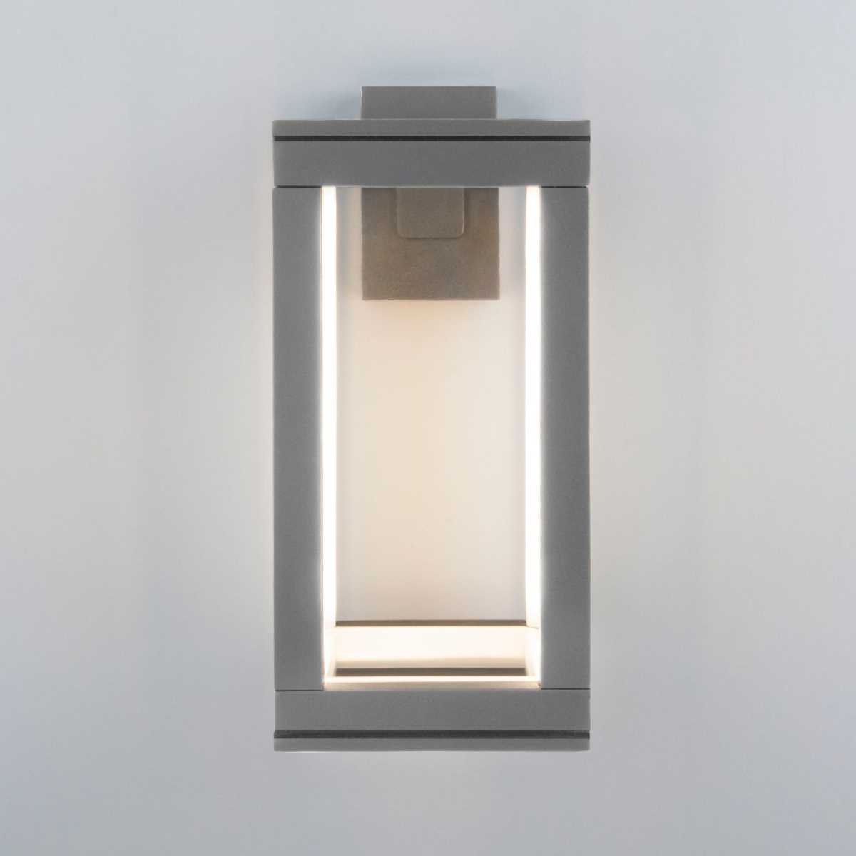 Уличный настенный светодиодный светильник Elektrostandard Frame 1527 Techno Led серый a051856 4