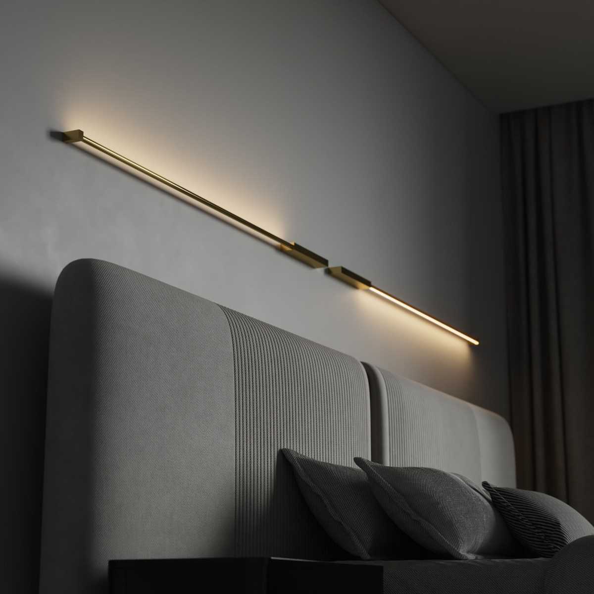 Настенный светодиодный светильник Elektrostandard Alto LED латунь 3000K 40133/LED a069821 3