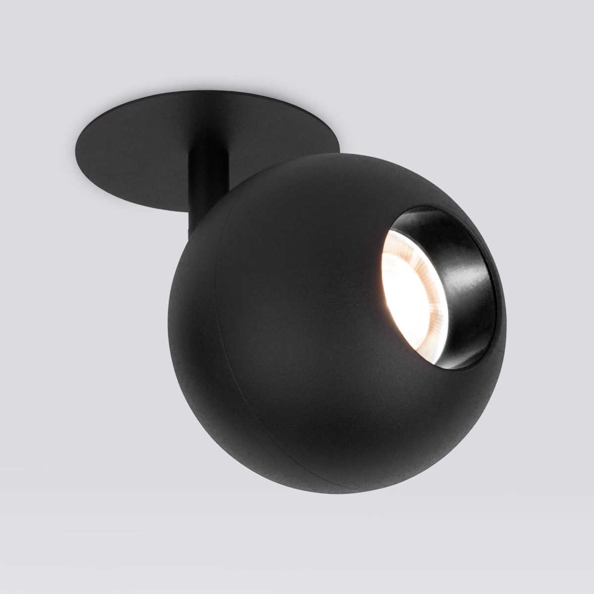 Встраиваемый светодиодный спот Elektrostandard Ball 9926 LED 12W 4200K черный a053738 2