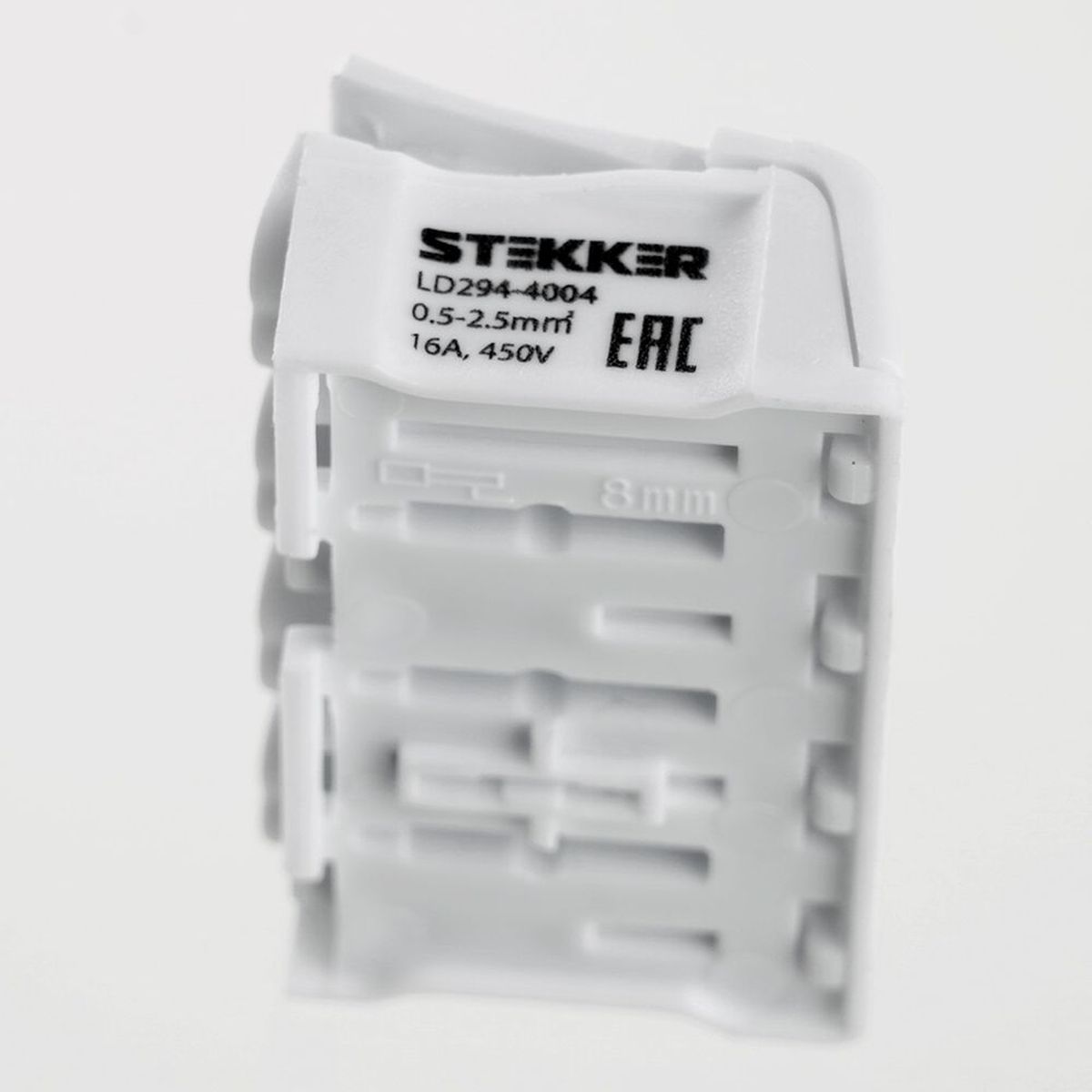 Клемма монтажная Stekker, LD294-4004 для подключения фазных проводников, 4 контактные группы (3 ввода, 3 вывода на полюс) 32735 2