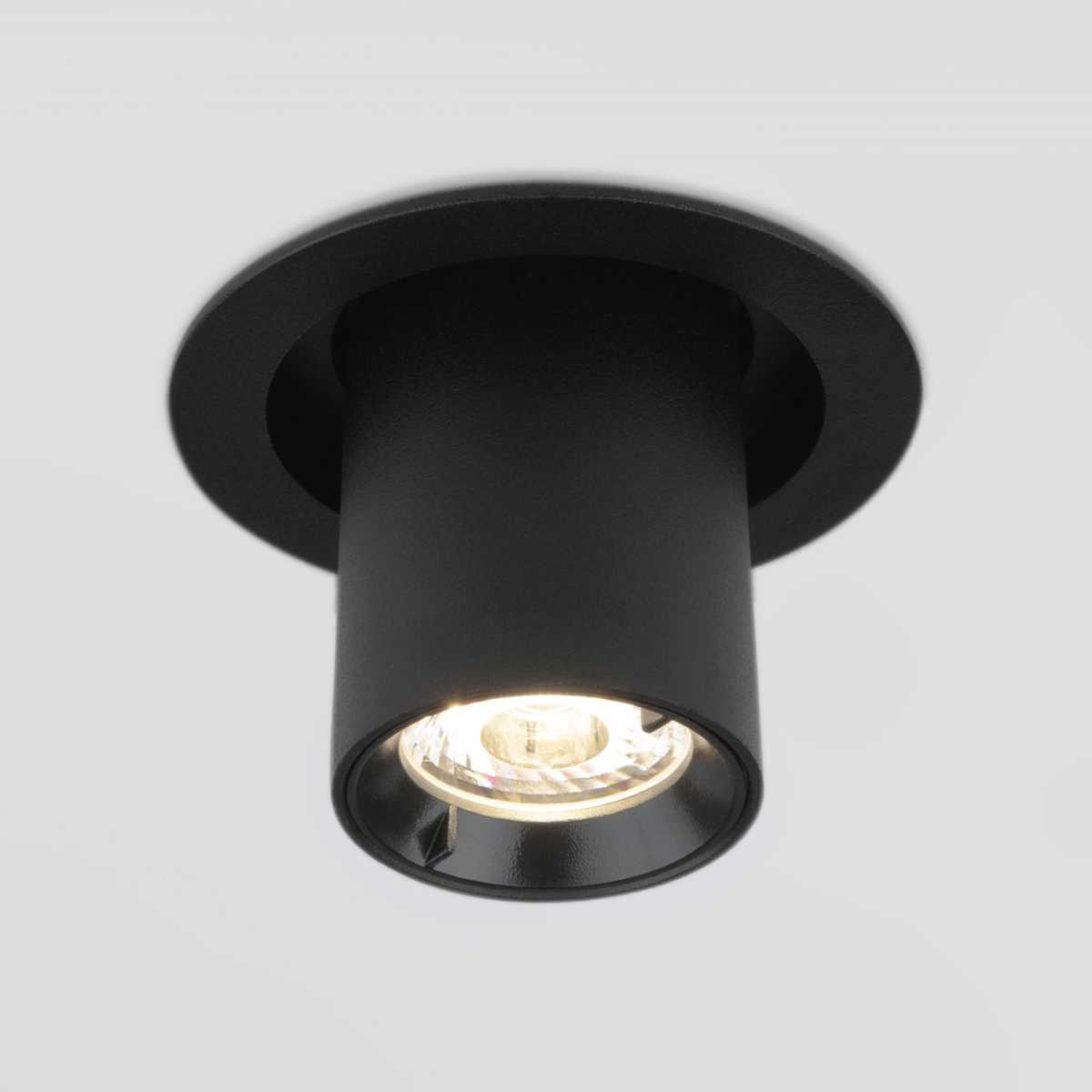 Встраиваемый светодиодный спот Elektrostandard 9917 LED 10W 4200K черный матовый a052449 2