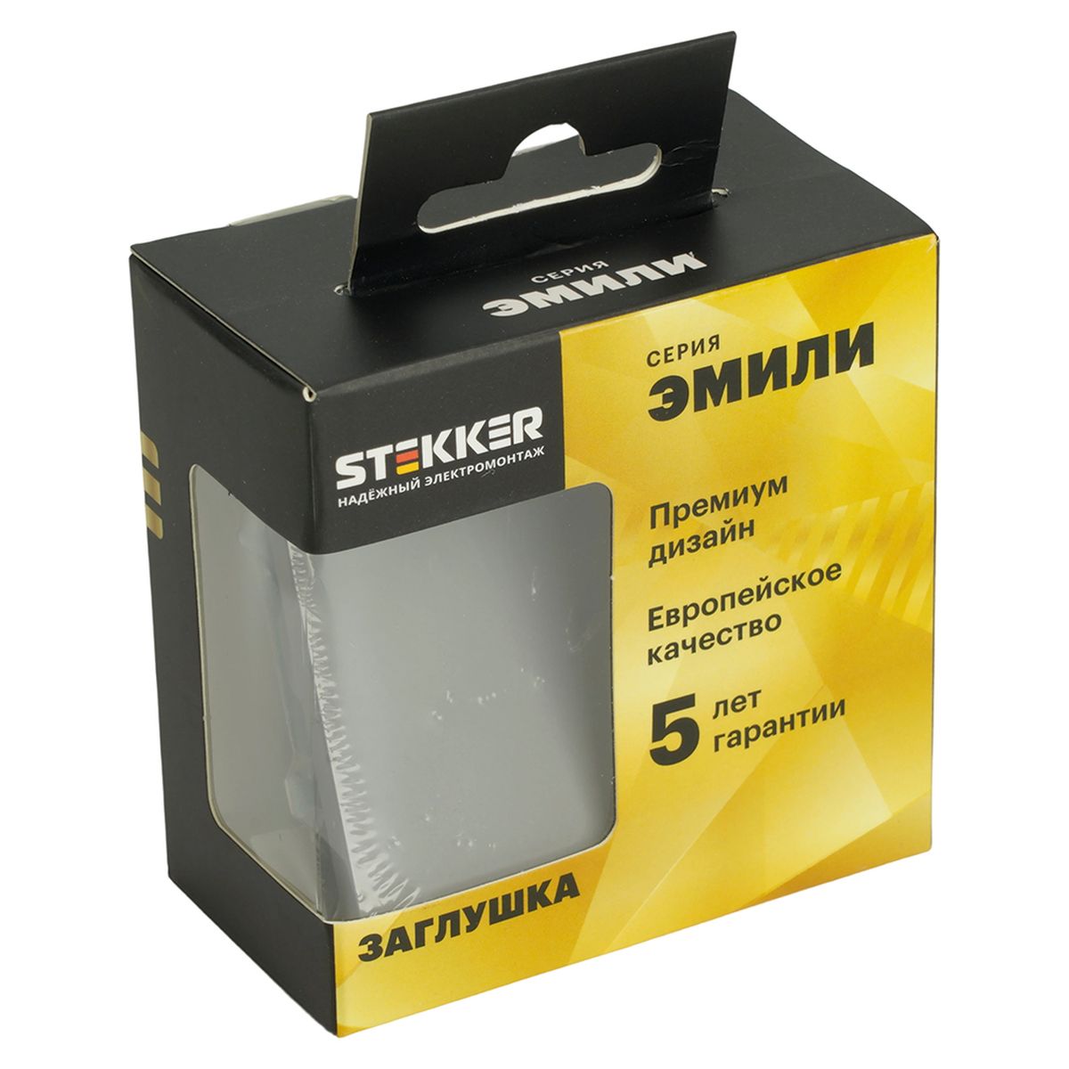 Заглушка (механизм), серия Эмили, платиново-серый, soft touch, RST00-5116-10 49961 3