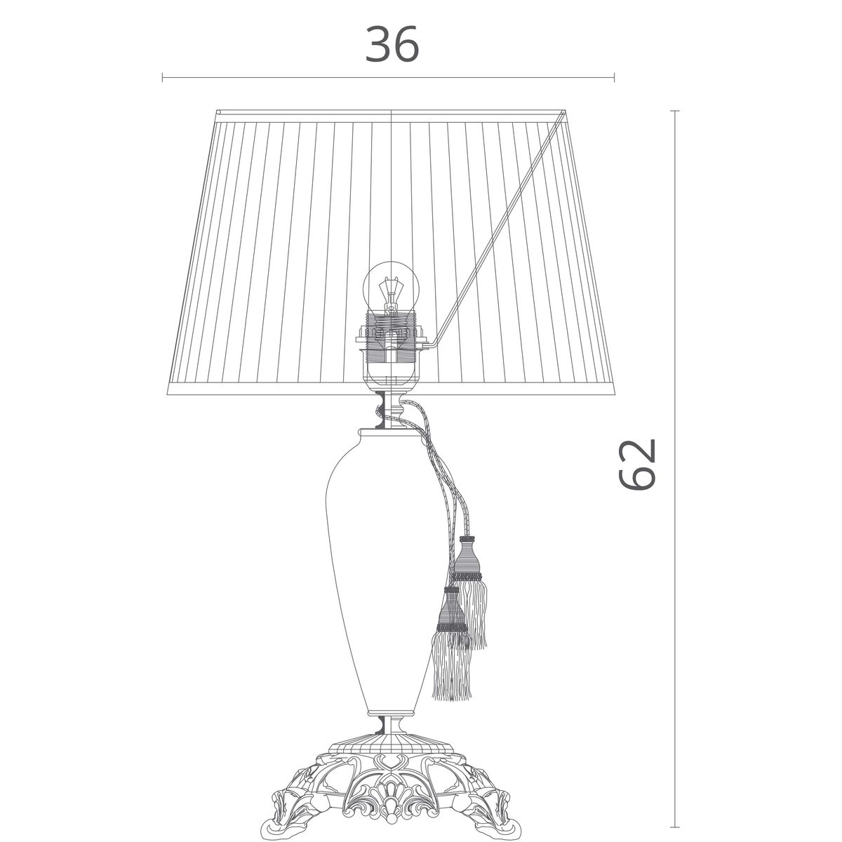 Настольная лампа Divinare 5123/01 TL-1 1