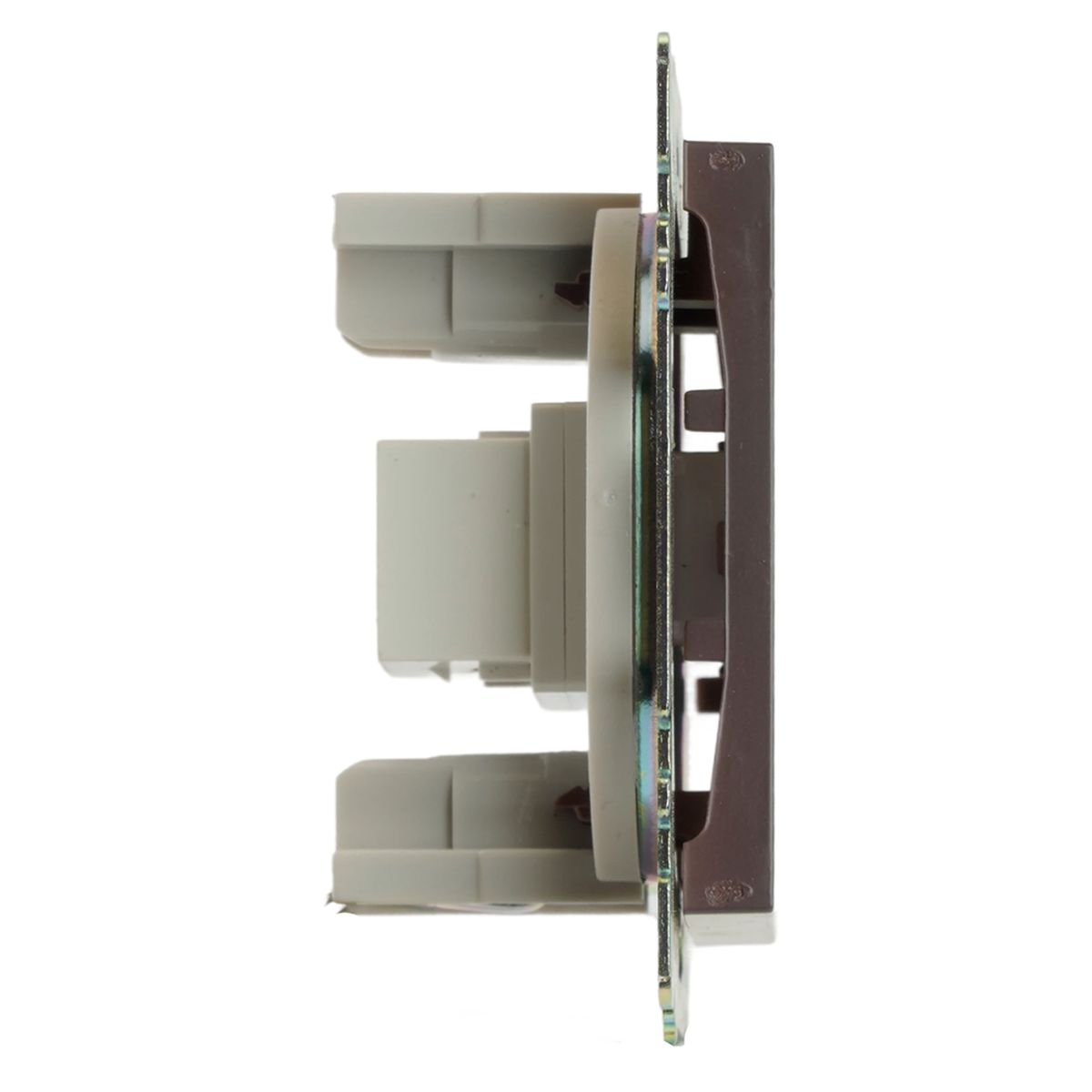 Розетка HDMI 2.1, Type A (механизм), STEKKER GLS00-7118-04, серия Катрин, шоколад 50064 1