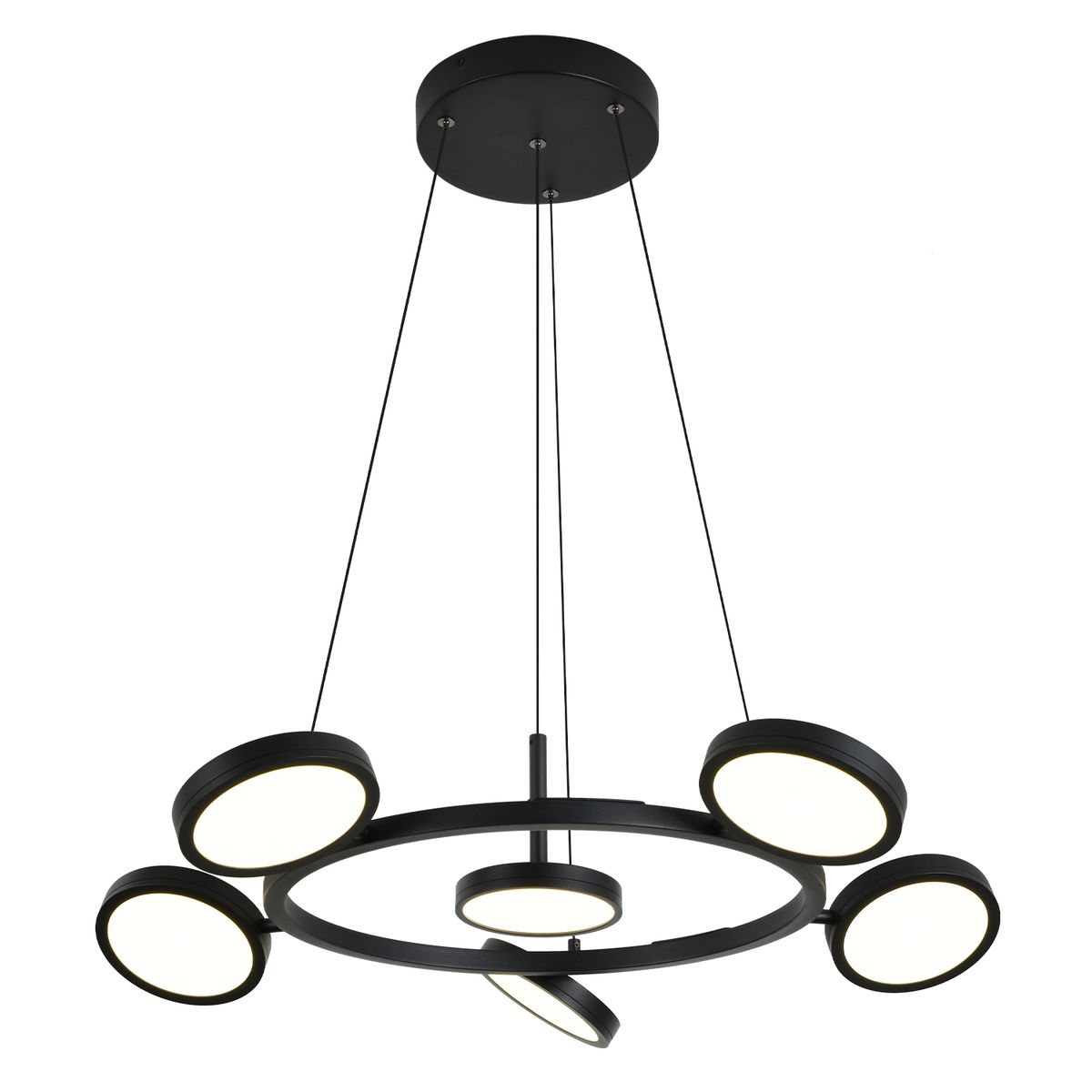 Подвесная светодиодная люстра Crystal Lux CLT 027C6 D700 BL 2