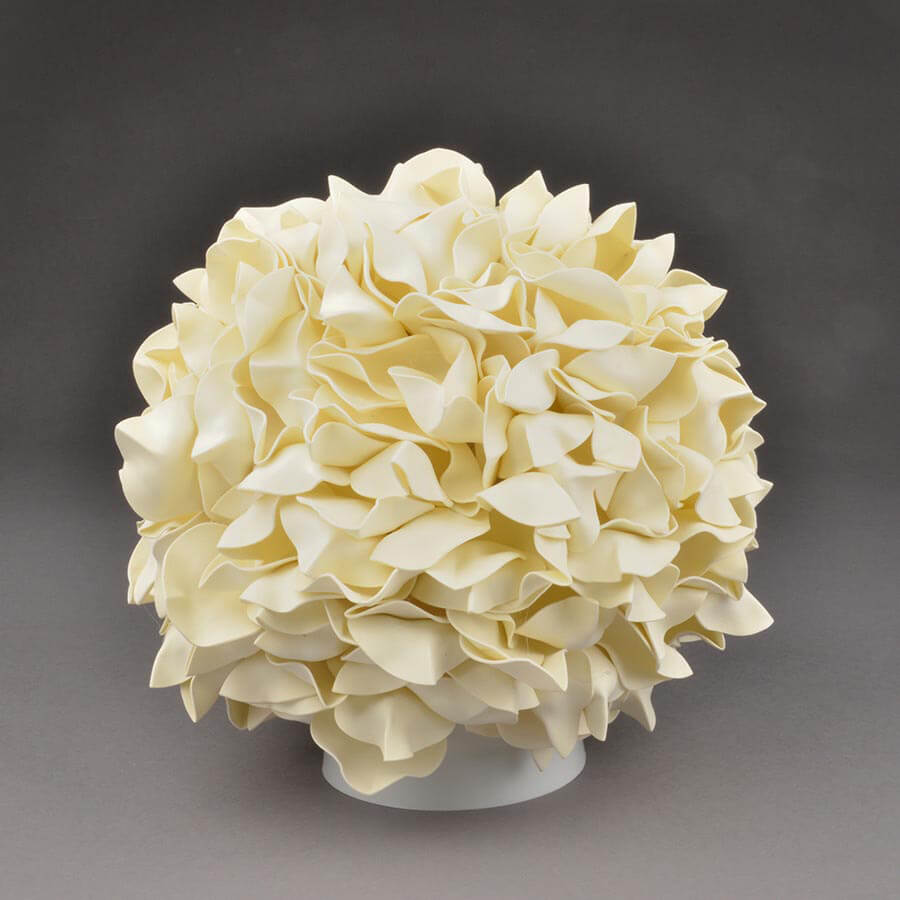 Настольная лампа Uniel ULW-R07 T/3000K/150C/A Гортензия Белый/Сливочный десерт UL-00007230 1