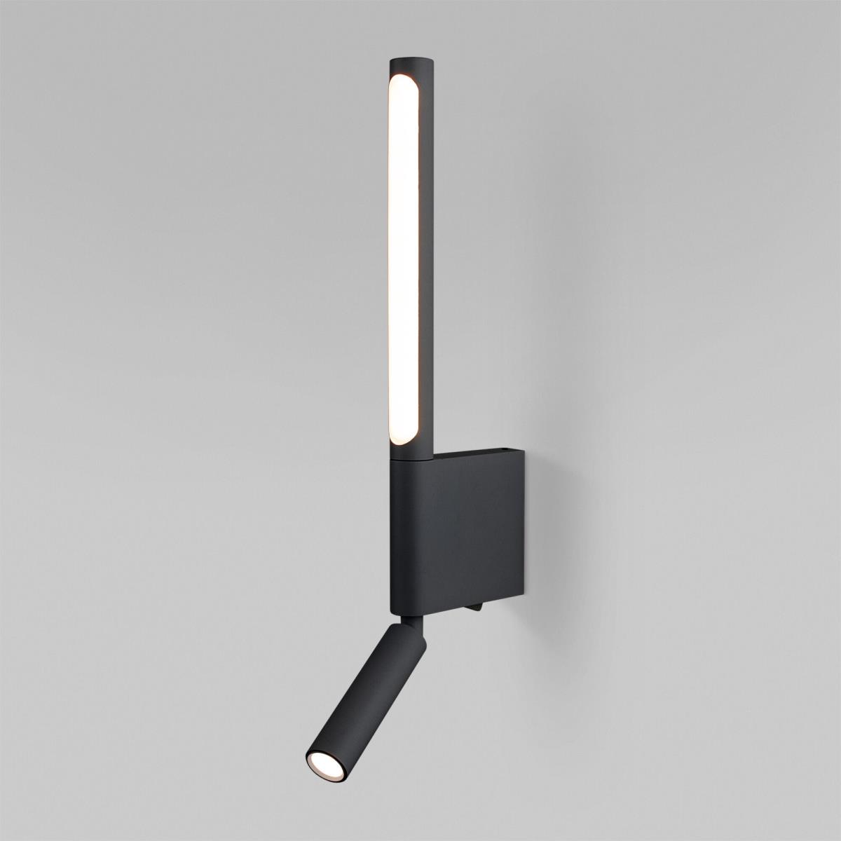 Настенный светодиодный светильник Elektrostandard Sarca LED черный 4000К 40111/LED a063692