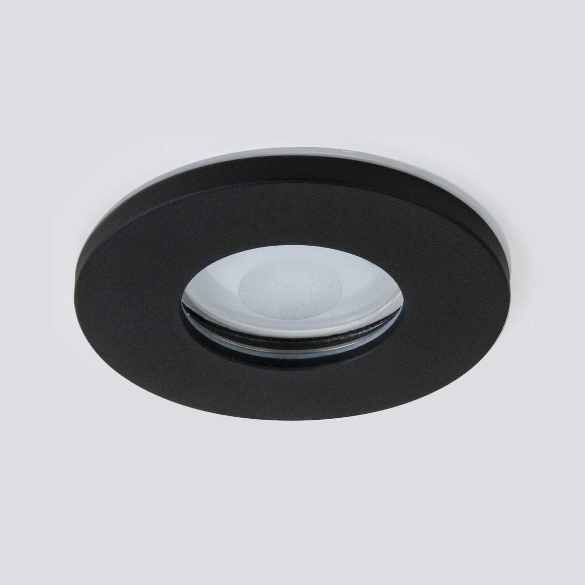 Встраиваемый светильник Elektrostandard 125 MR16 черный матовый a053360 2