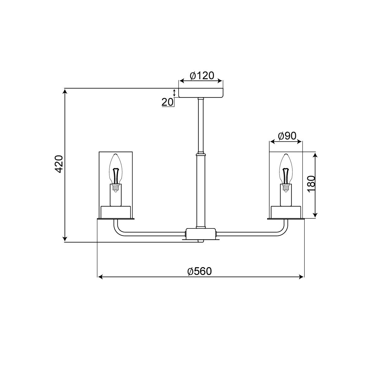 Потолочная люстра Vele Luce Licia VL1924L06 4