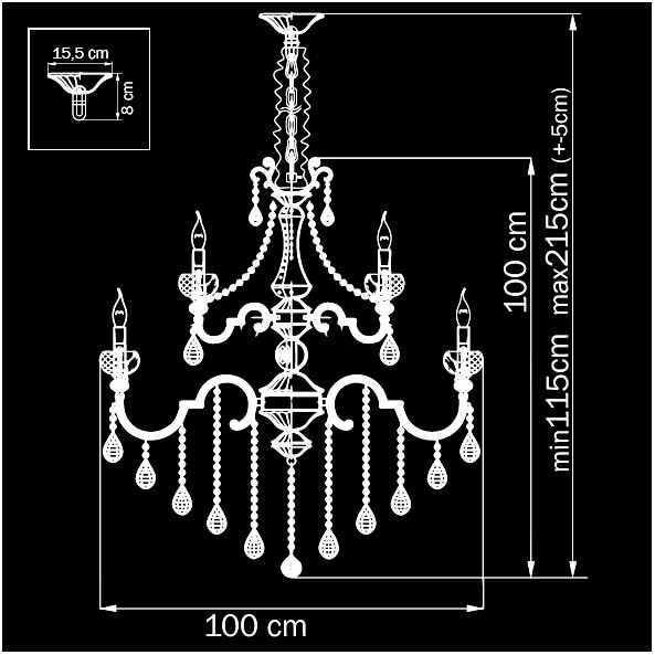 Подвесная люстра Osgona Montare 787182 изображение 2 Подвесная люстра Osgona Montare 787182 Фото № 2