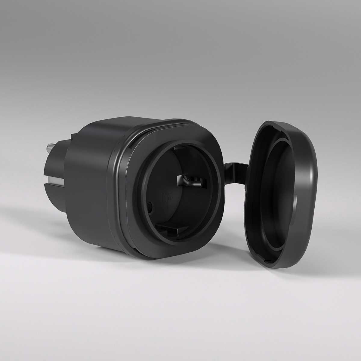 Умная розетка с мониторингом энергопотребления Elektrostandard 76102/00 черная a065376 1