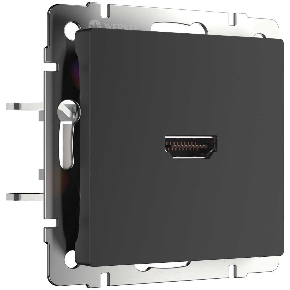 Розетка HDMI Werkel черный матовый W1186008 4690389157066