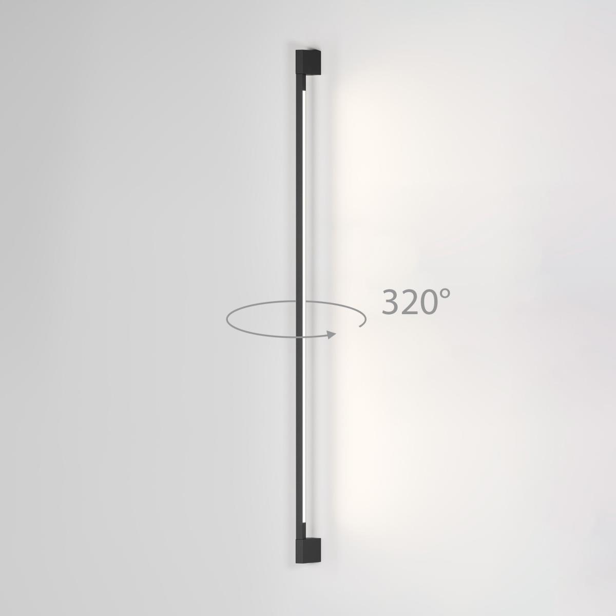 Уличный настенный светодиодный cветильник Elektrostandard Argos 35121/D черный a069887 1