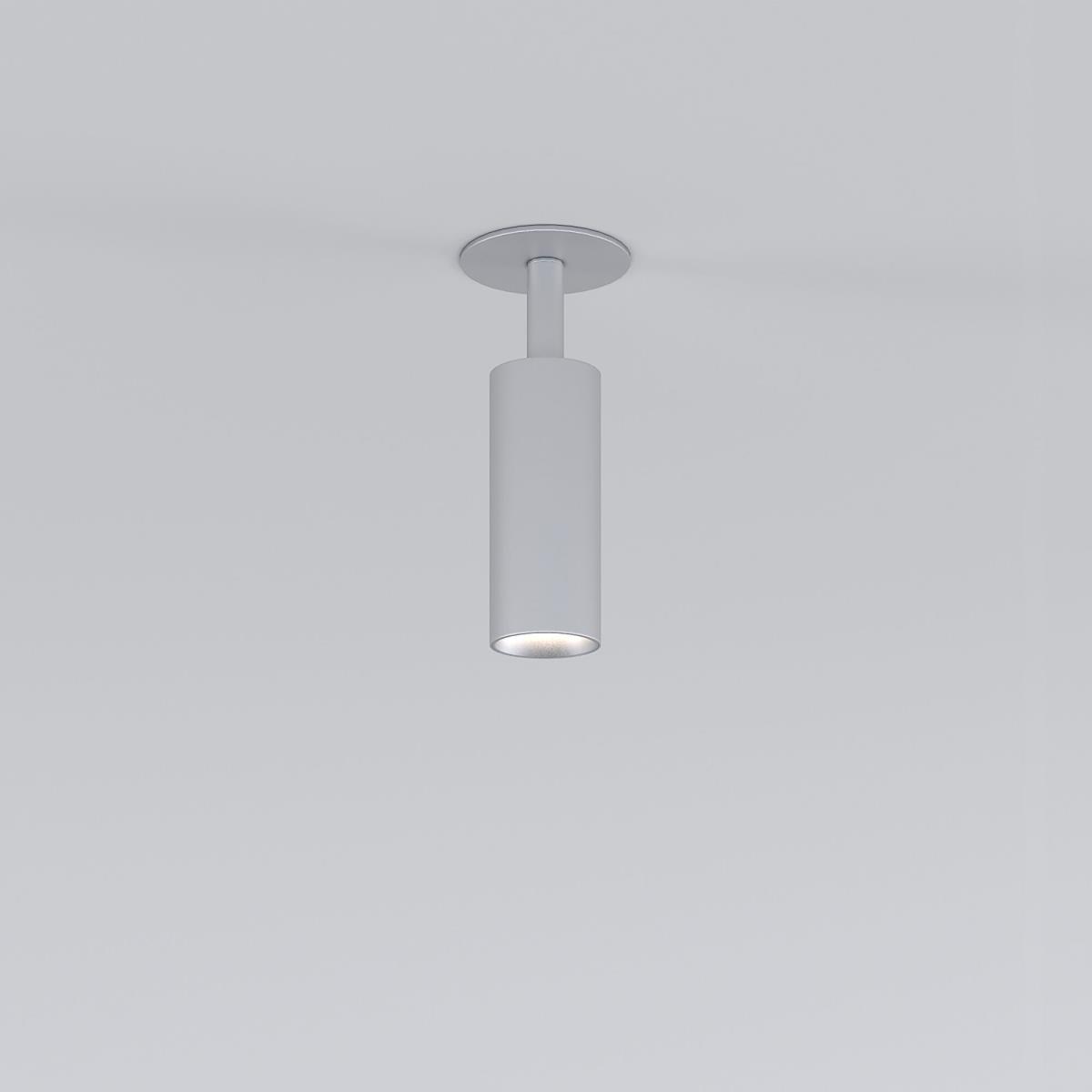 Встраиваемый светодиодный спот Elektrostandard Diffe 25039/Led серебряный a058219 1