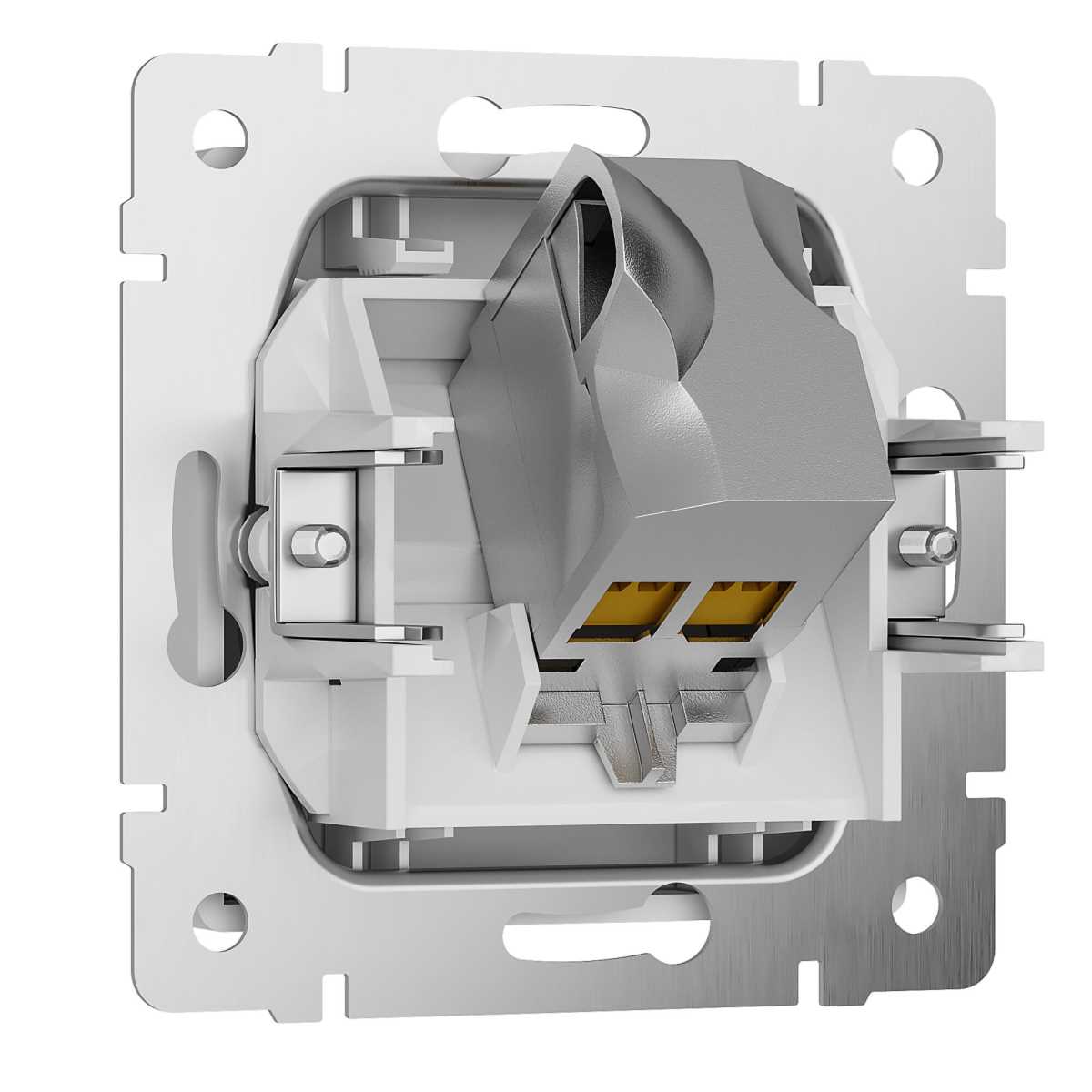 Розетка Ethernet RJ-45 cat. 6A экранированная (белый) W5120101/ a069683 5