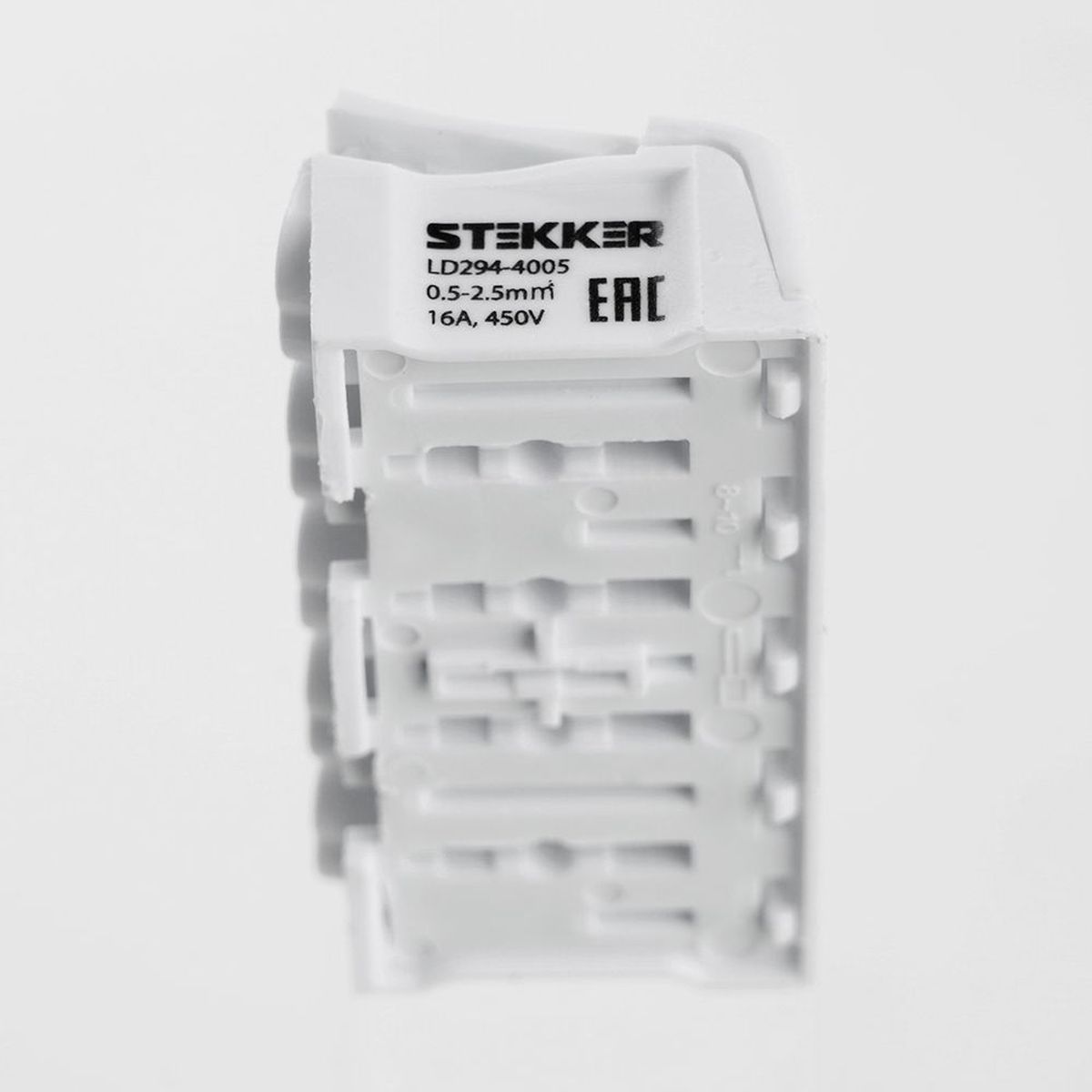 Клемма монтажная Stekker, LD294-4005, для подключения фазных проводников, 5 контактных групп (3 ввода, 3 вывода на полюс) 32956 1