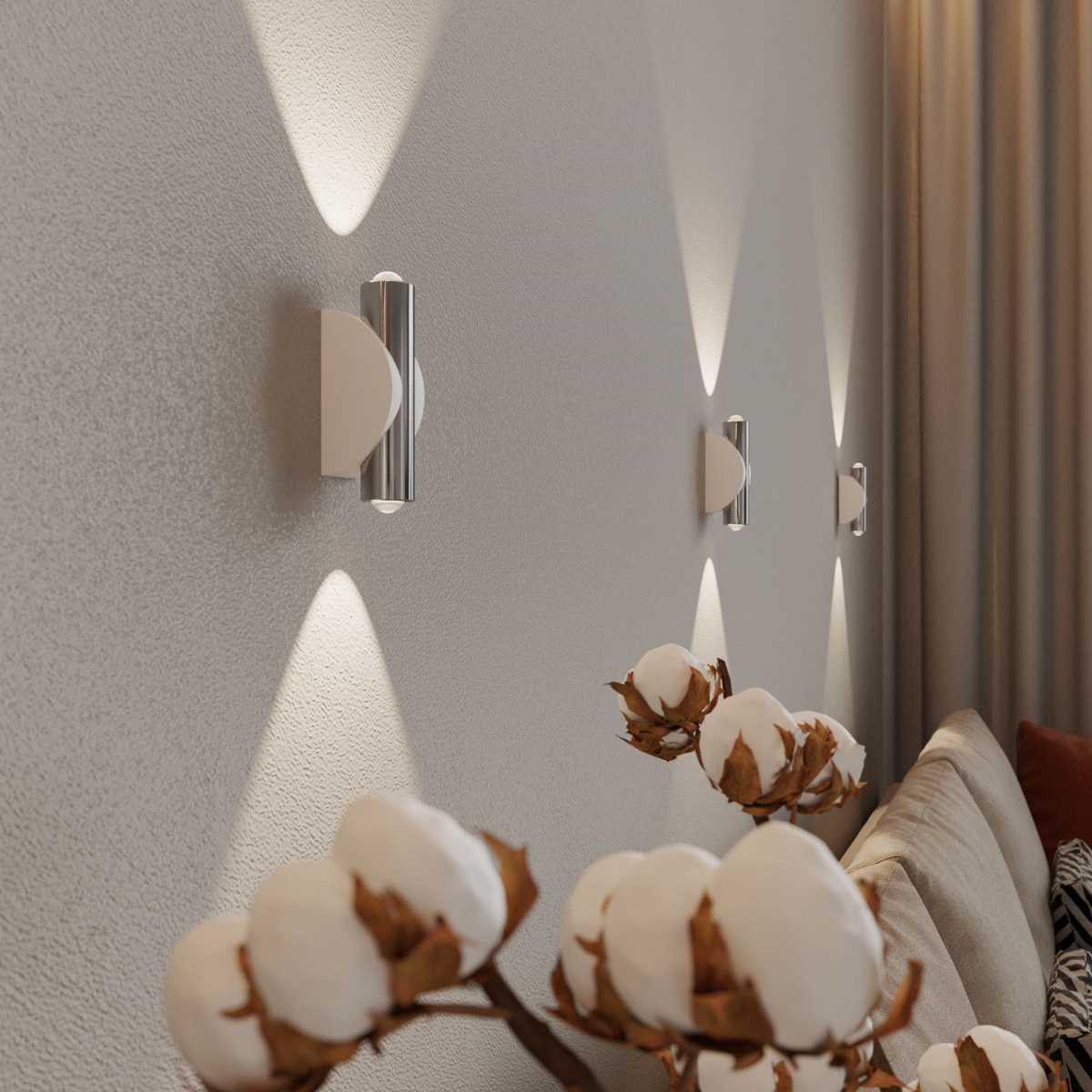 Настенный светодиодный светильник Elektrostandard Steel 40109/LED белый/сталь a055628 2
