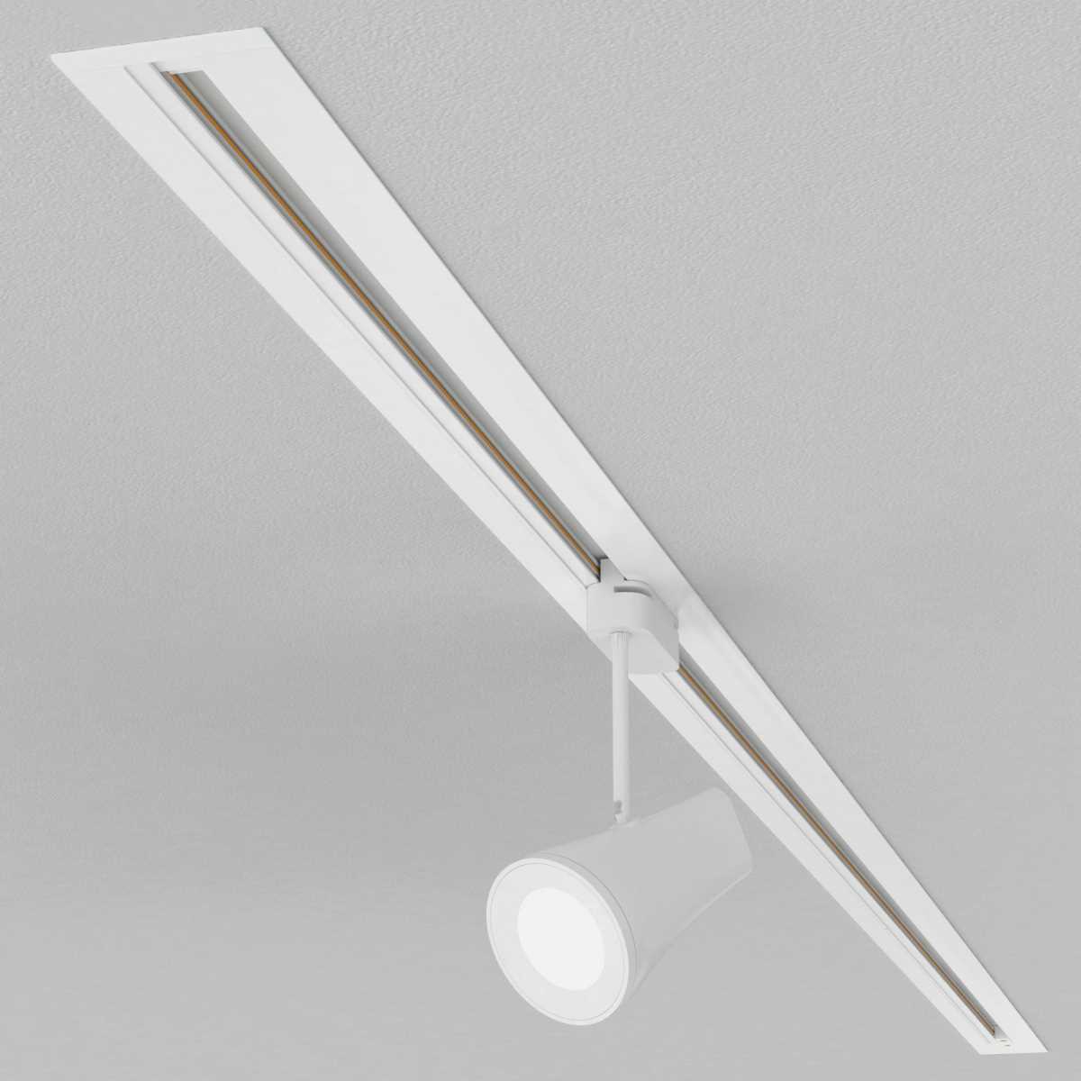 Шинопровод однофазные встраиваемый Elektrostandard Track Rail WH Recessed 85083/00 a057097 3