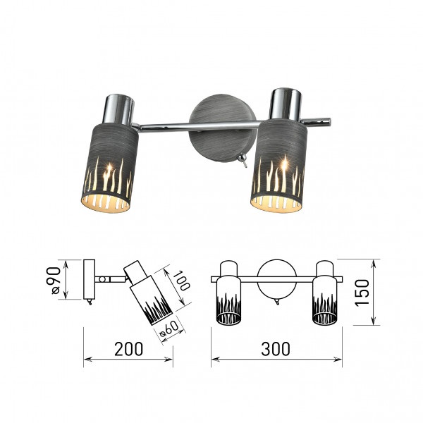 Спот Rivoli Lethe 3123-312 Б0055654 изображение 4 Спот Rivoli Lethe 3123-312 Б0055654 Фото № 4