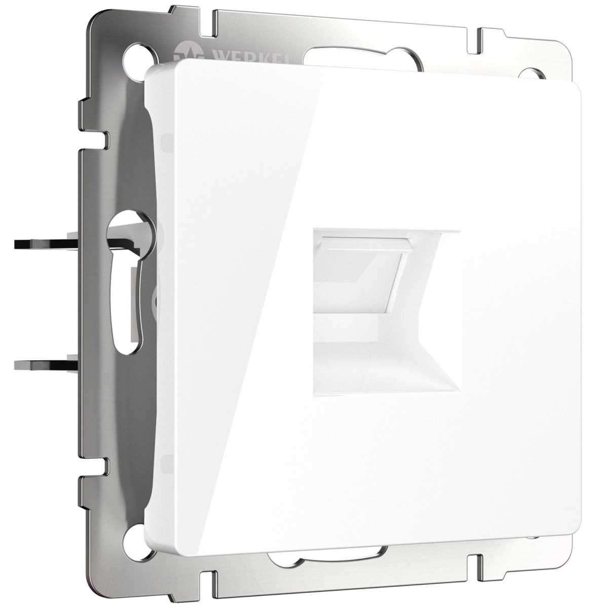 Розетка Ethernet RJ-45 cat. 6A экранированная (белый) W5120101/ a069683