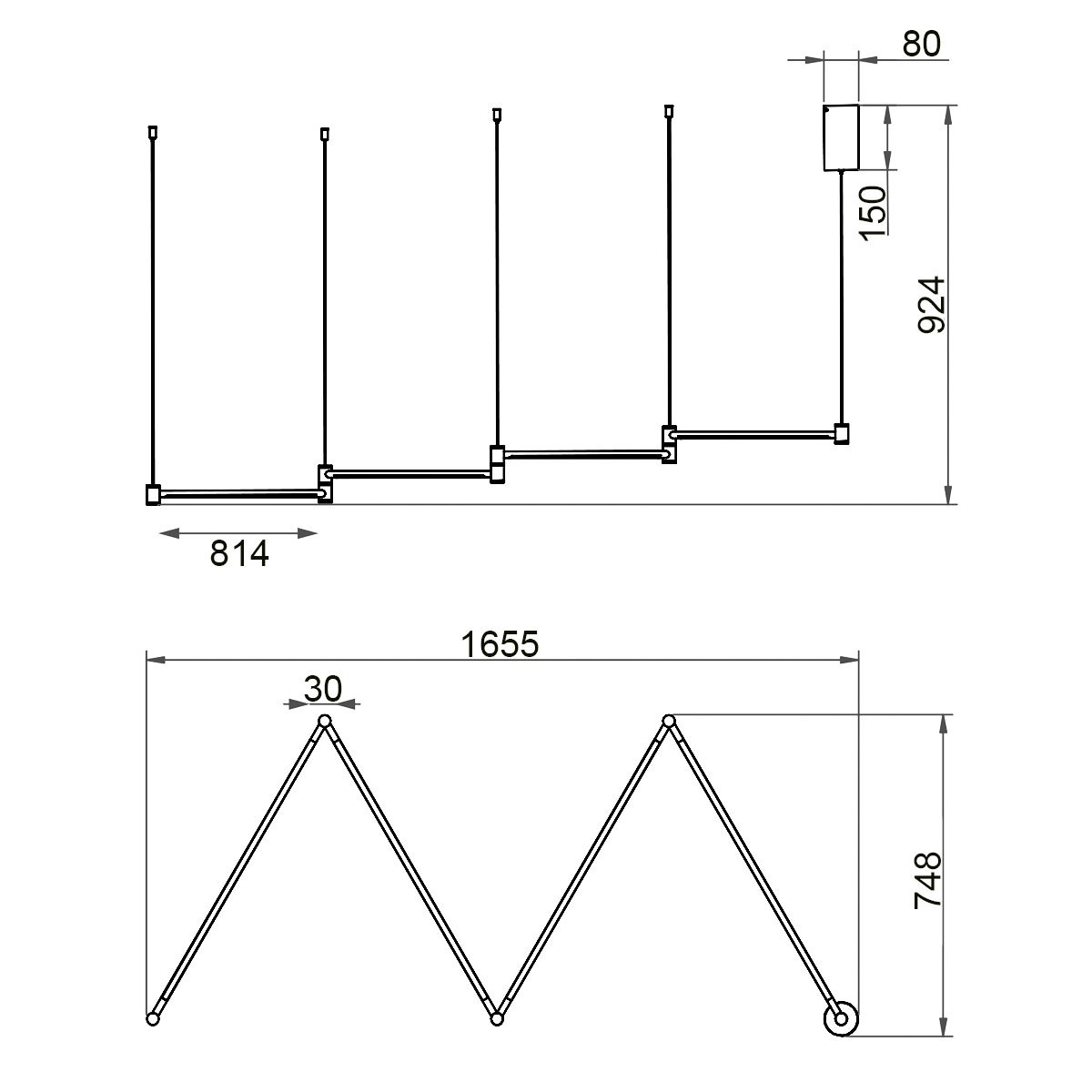 Подвесной светильник Vele Luce Laser VL7182P24 5
