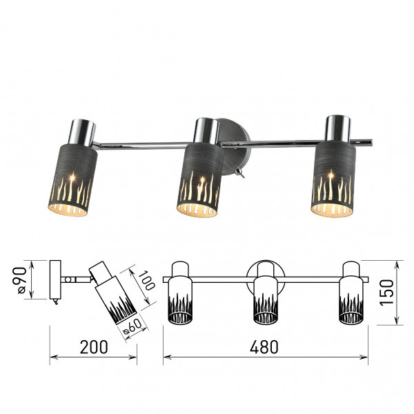 Спот Rivoli Lethe 3123-303 Б0055655 изображение 3 Спот Rivoli Lethe 3123-303 Б0055655 Фото № 3