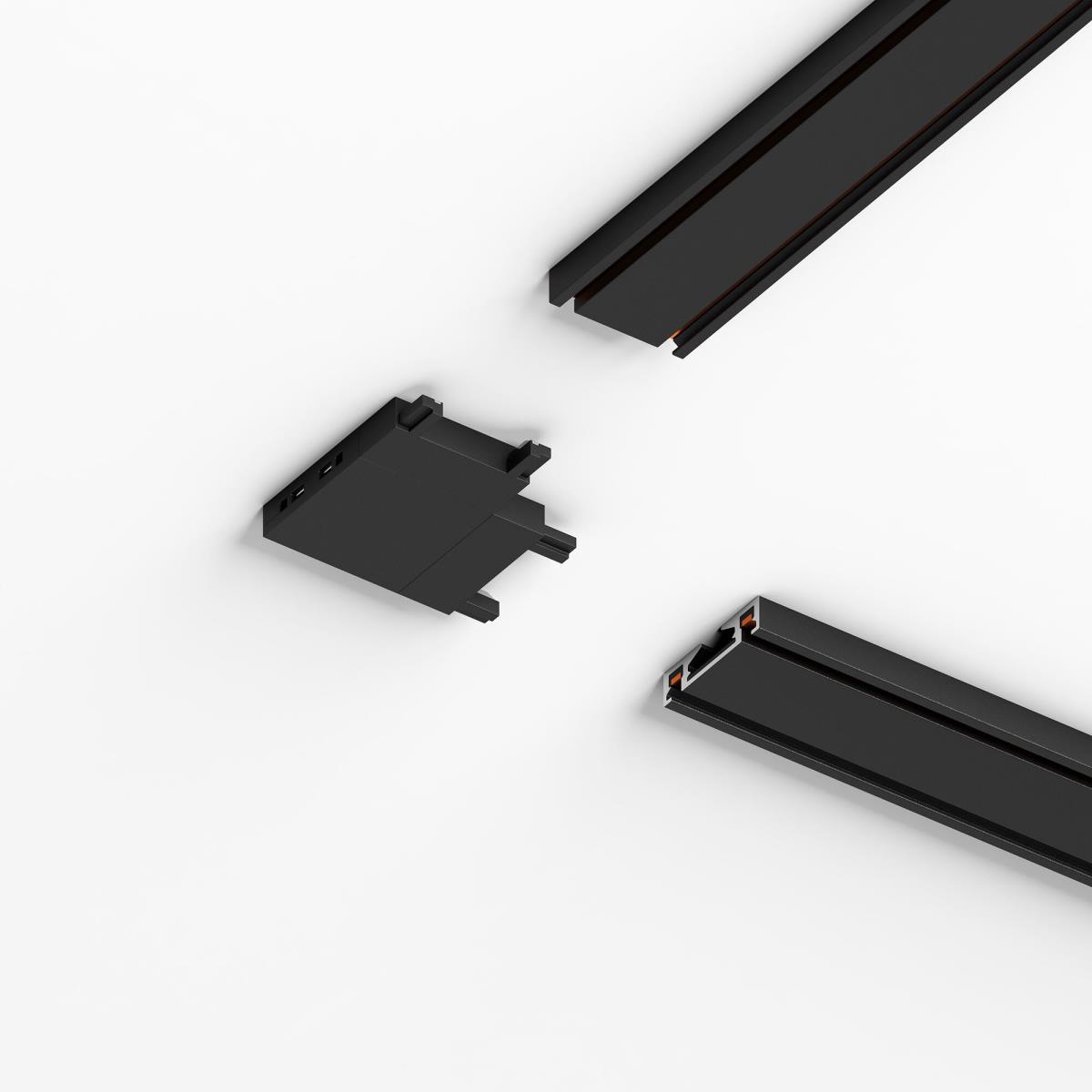Коннектор для 4-стороннего соединителя накладного шинопровода Elektrostandard Flat Magnetic 85004/00 черный a063739 1