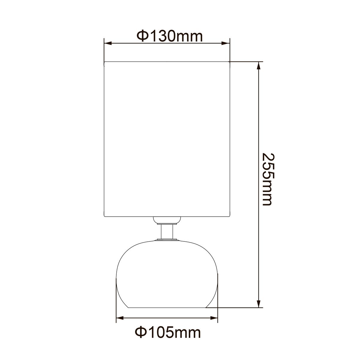 Настольная лампа Uniel UML-B307 E14 Gold/Copper UL-00012424 1