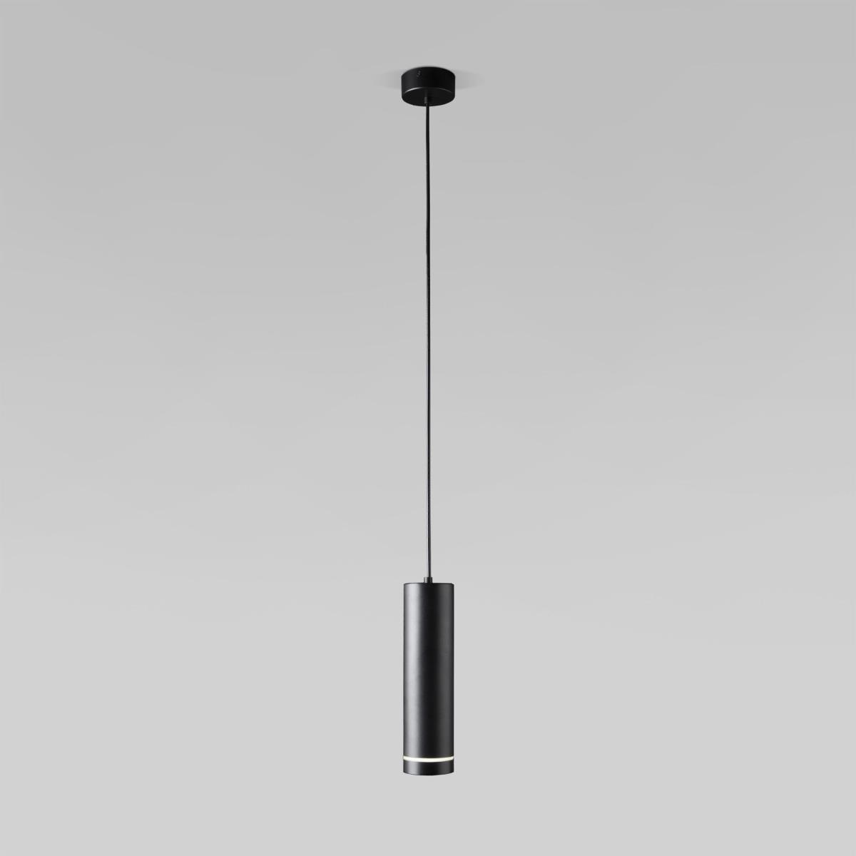 Подвесной светодиодный светильник Elektrostandard Topper DLR023 12W 3000K черный матовый a063930 3
