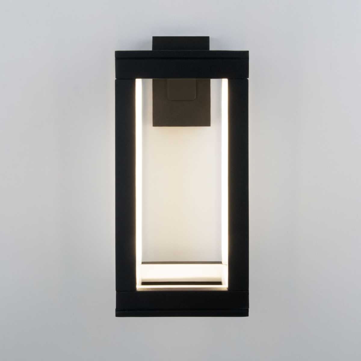 Уличный настенный светодиодный светильник Elektrostandard Frame 1527 Techno Led черный a051855 1