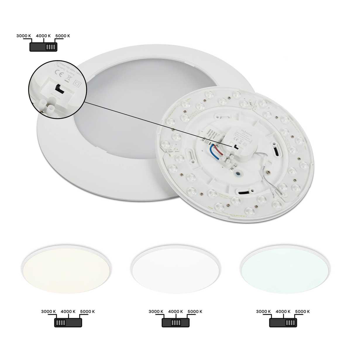 Потолочный светильник Mantra SLIM CCT 8690 3