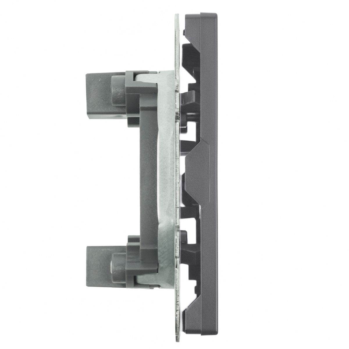 Заглушка (механизм), серия Эмили, платиново-серый, soft touch, RST00-5116-10 49961 4