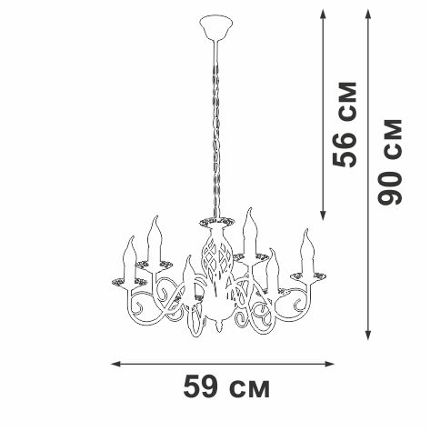 Подвесная люстра Vitaluce V1104-7/6 изображение 3 Подвесная люстра Vitaluce V1104-7/6 Фото № 3