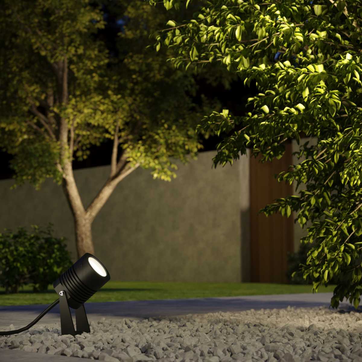 Уличный светодиодный светильник Elektrostandard Landscape 043 FL LED черный a059011 4