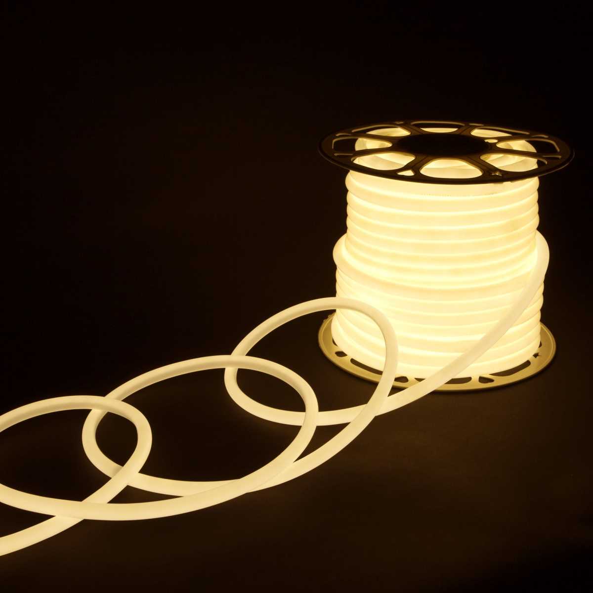 Гибкий неон Elektrostandard 9,6W/m 144LED/m 2835SMD дневной белый 50M a052996 2